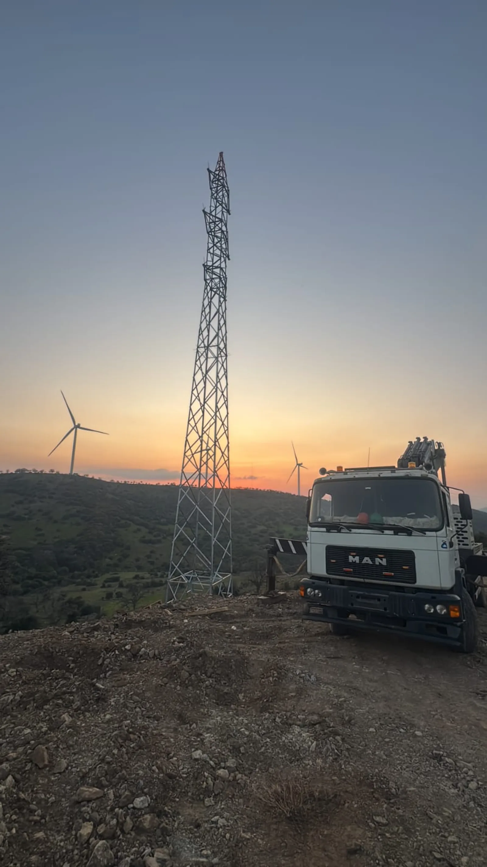 Ovacık RES 36 kV Enerji Nakil Hattı Yapım İşi