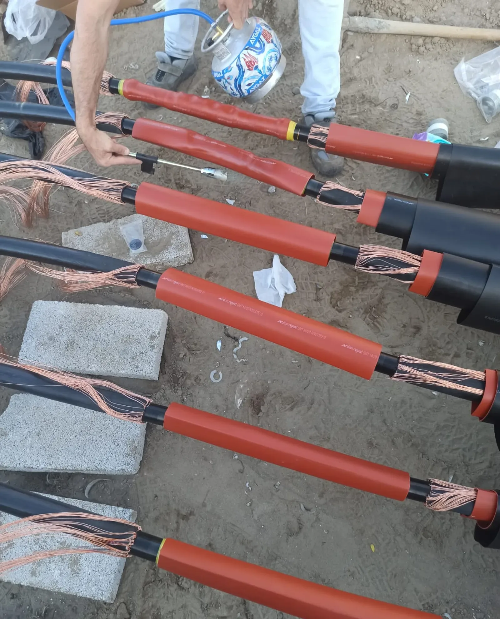 34,5 kV orta gerilim kablo ek uygulamaları